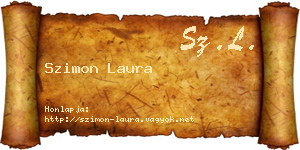 Szimon Laura névjegykártya